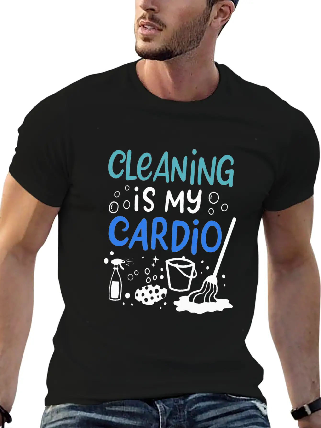 Housekeeping Housekeeper Cleanliness Cleaner Maid Unisex Short Sleeve Soft Cotton T-Shirt – Casual Everyday Wear