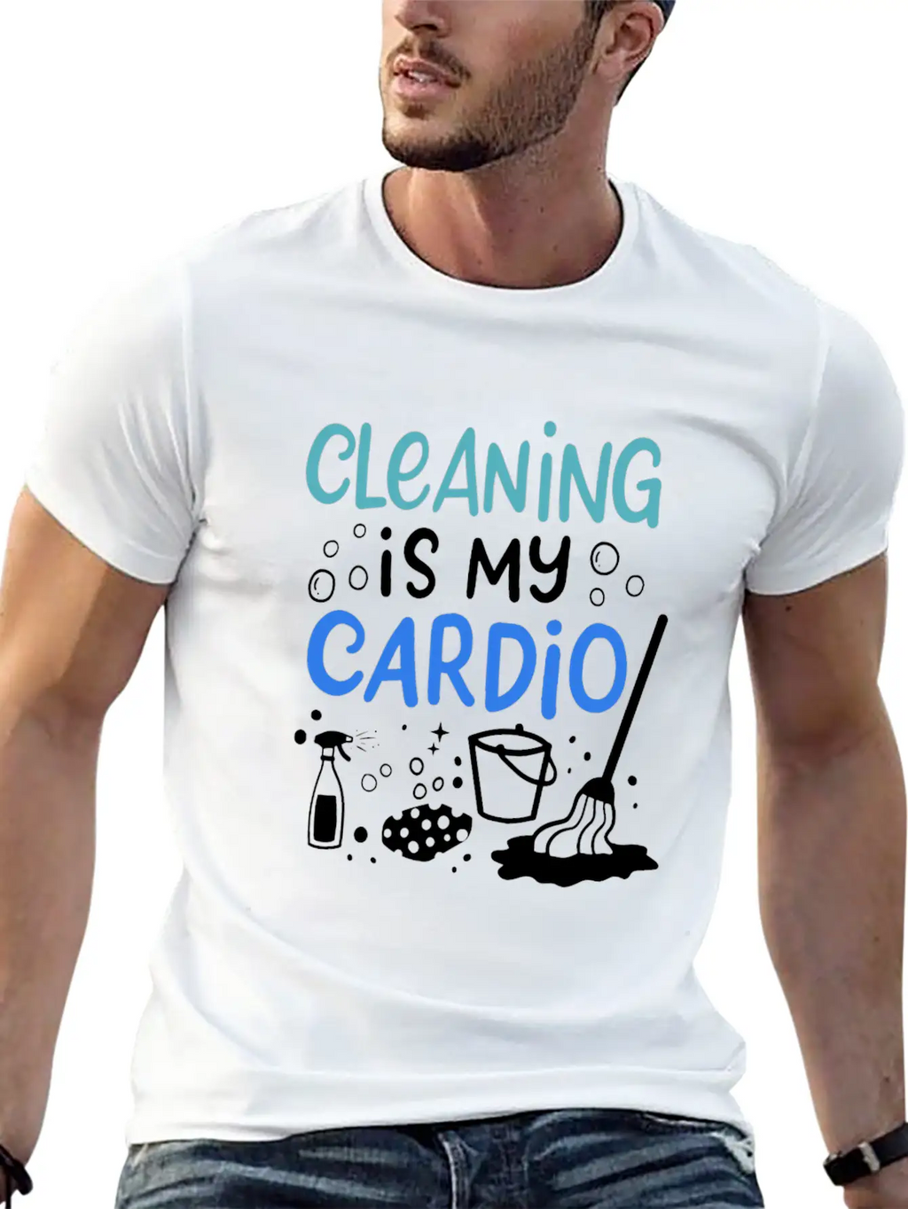 Housekeeping Housekeeper Cleanliness Cleaner Maid Unisex Short Sleeve Soft Cotton T-Shirt – Casual Everyday Wear
