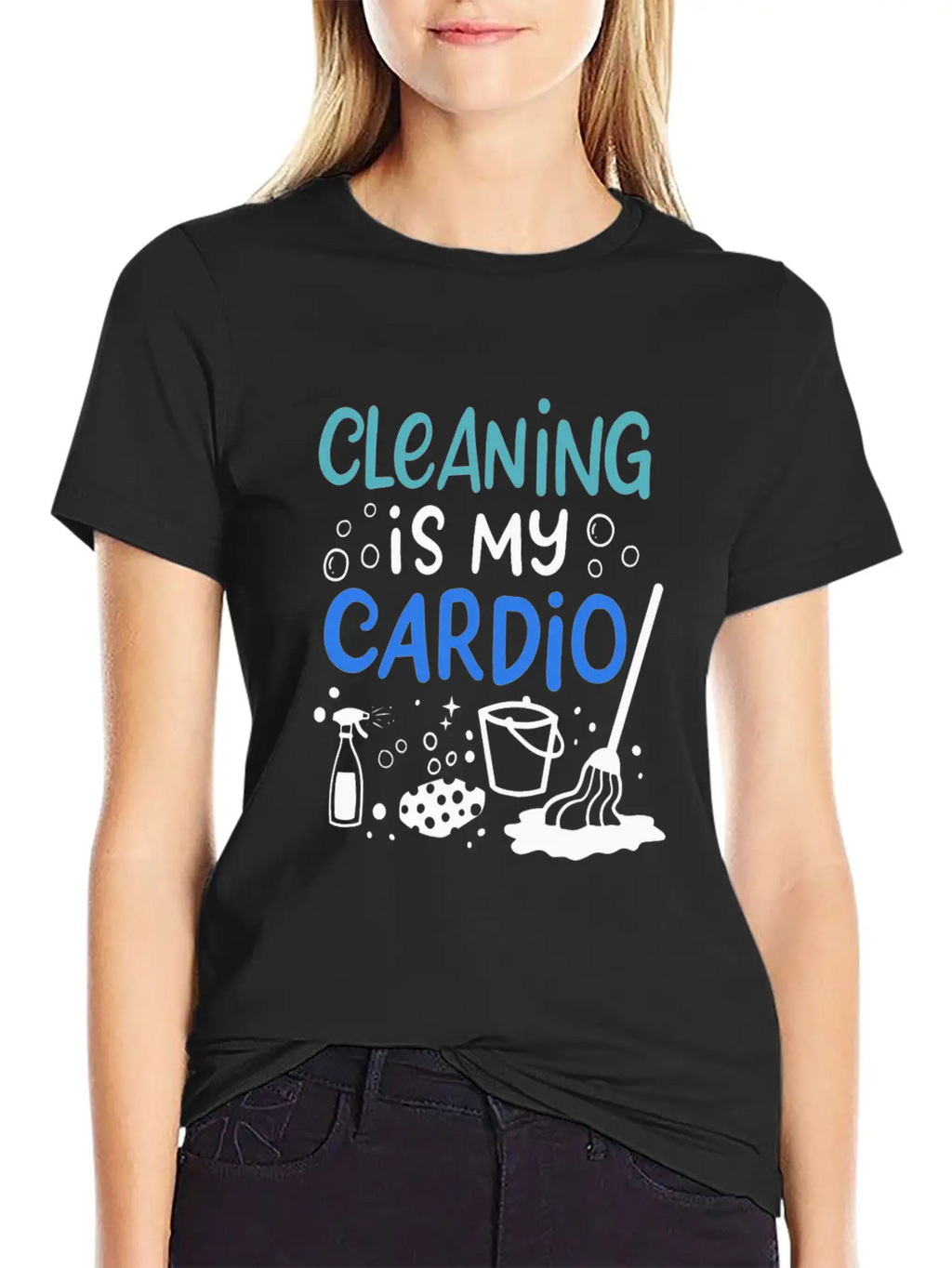 Housekeeping Housekeeper Cleanliness Cleaner Maid Unisex Short Sleeve Soft Cotton T-Shirt – Casual Everyday Wear