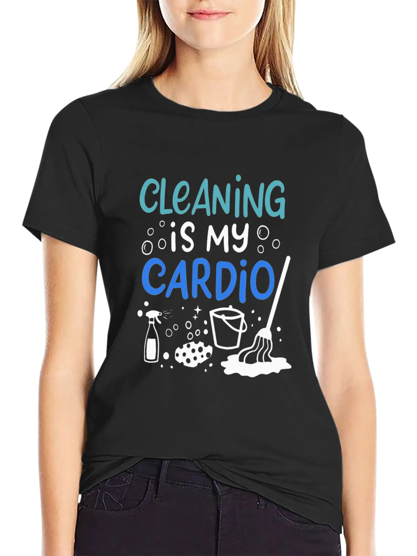 Housekeeping Housekeeper Cleanliness Cleaner Maid Unisex Short Sleeve Soft Cotton T-Shirt – Casual Everyday Wear