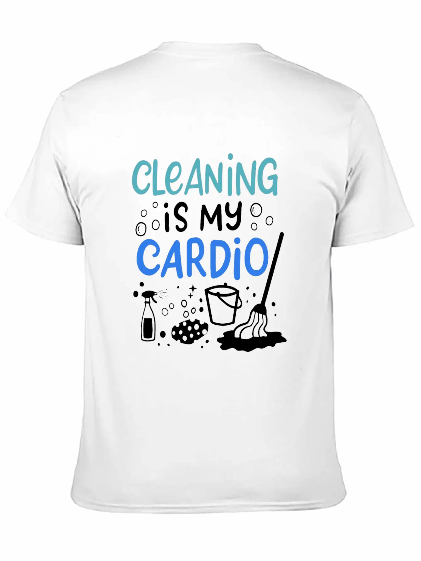 Housekeeping Housekeeper Cleanliness Cleaner Maid Unisex Short Sleeve Soft Cotton T-Shirt – Casual Everyday Wear