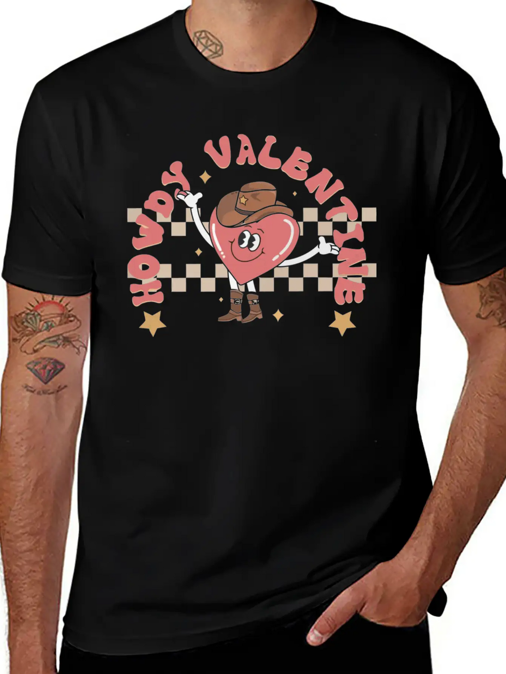 Howdy Valentine Breathable Soft Cotton T-Shirt – Timeless Casual Look