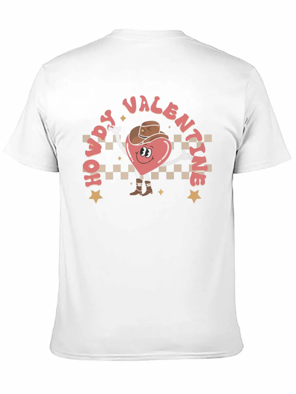 Howdy Valentine Breathable Soft Cotton T-Shirt – Timeless Casual Look