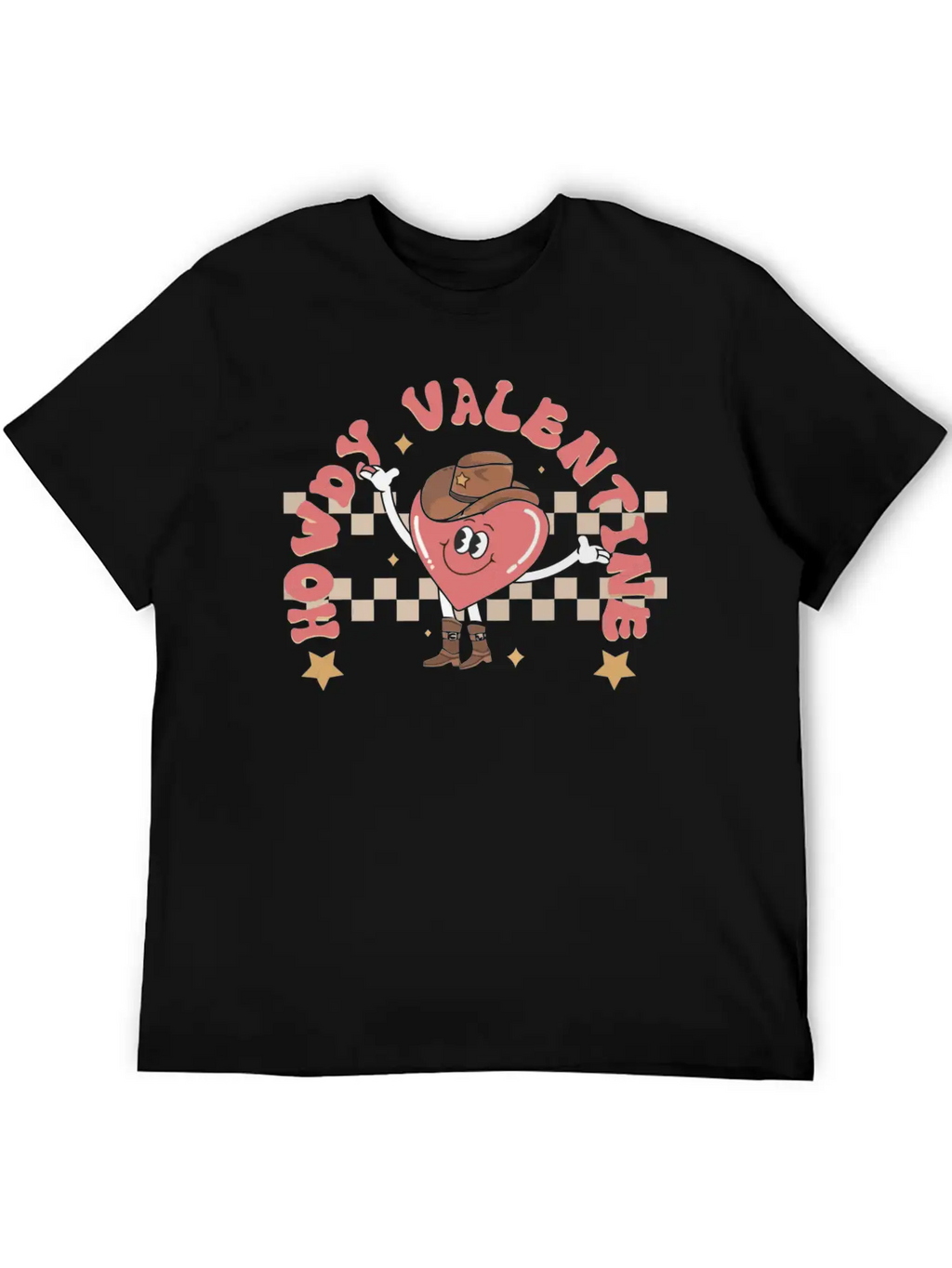 Howdy Valentine Breathable Soft Cotton T-Shirt – Timeless Casual Look