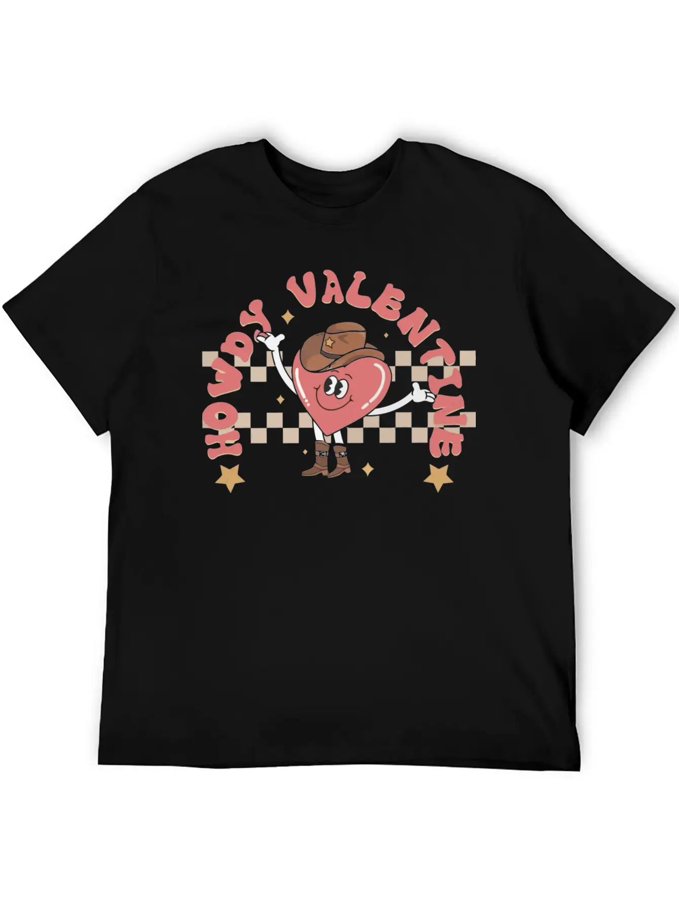 Howdy Valentine Breathable Soft Cotton T-Shirt – Timeless Casual Look