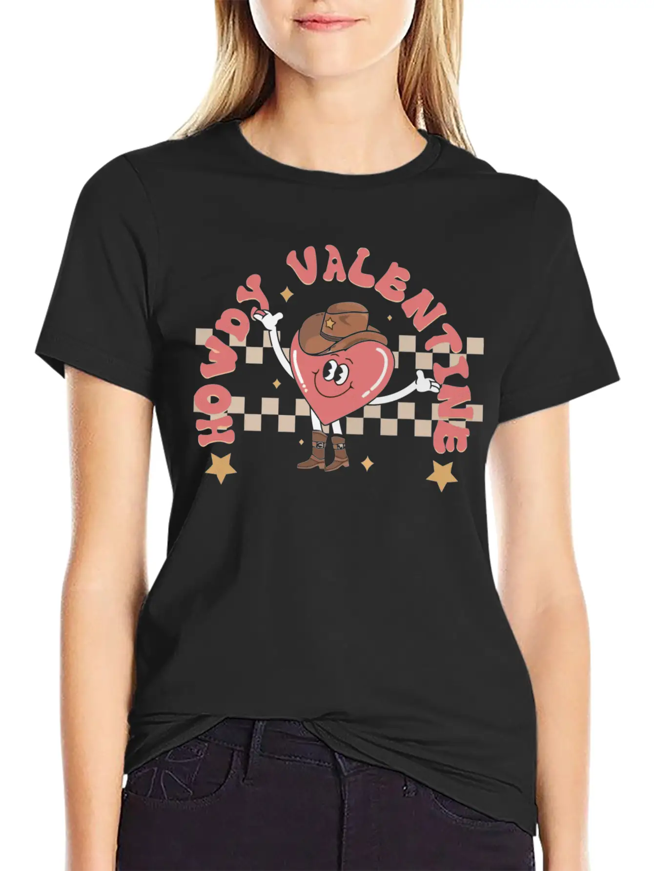 Howdy Valentine Breathable Soft Cotton T-Shirt – Timeless Casual Look