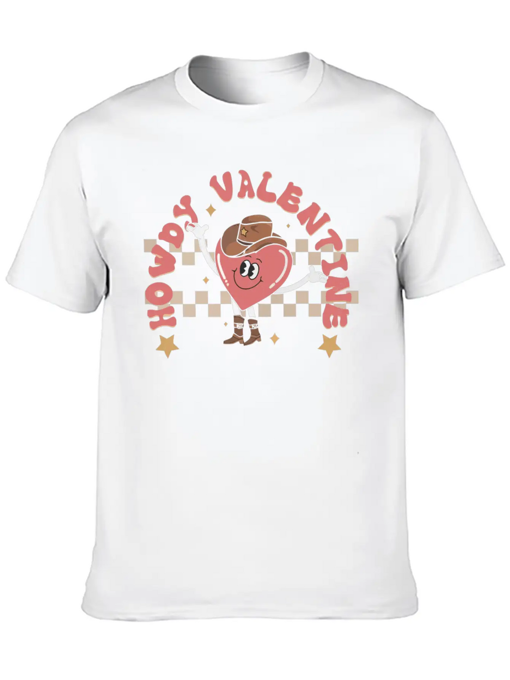 Howdy Valentine Breathable Soft Cotton T-Shirt – Timeless Casual Look