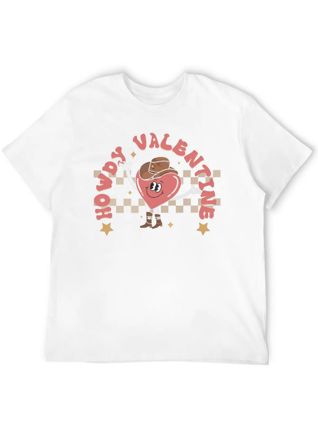 Howdy Valentine Breathable Soft Cotton T-Shirt – Timeless Casual Look