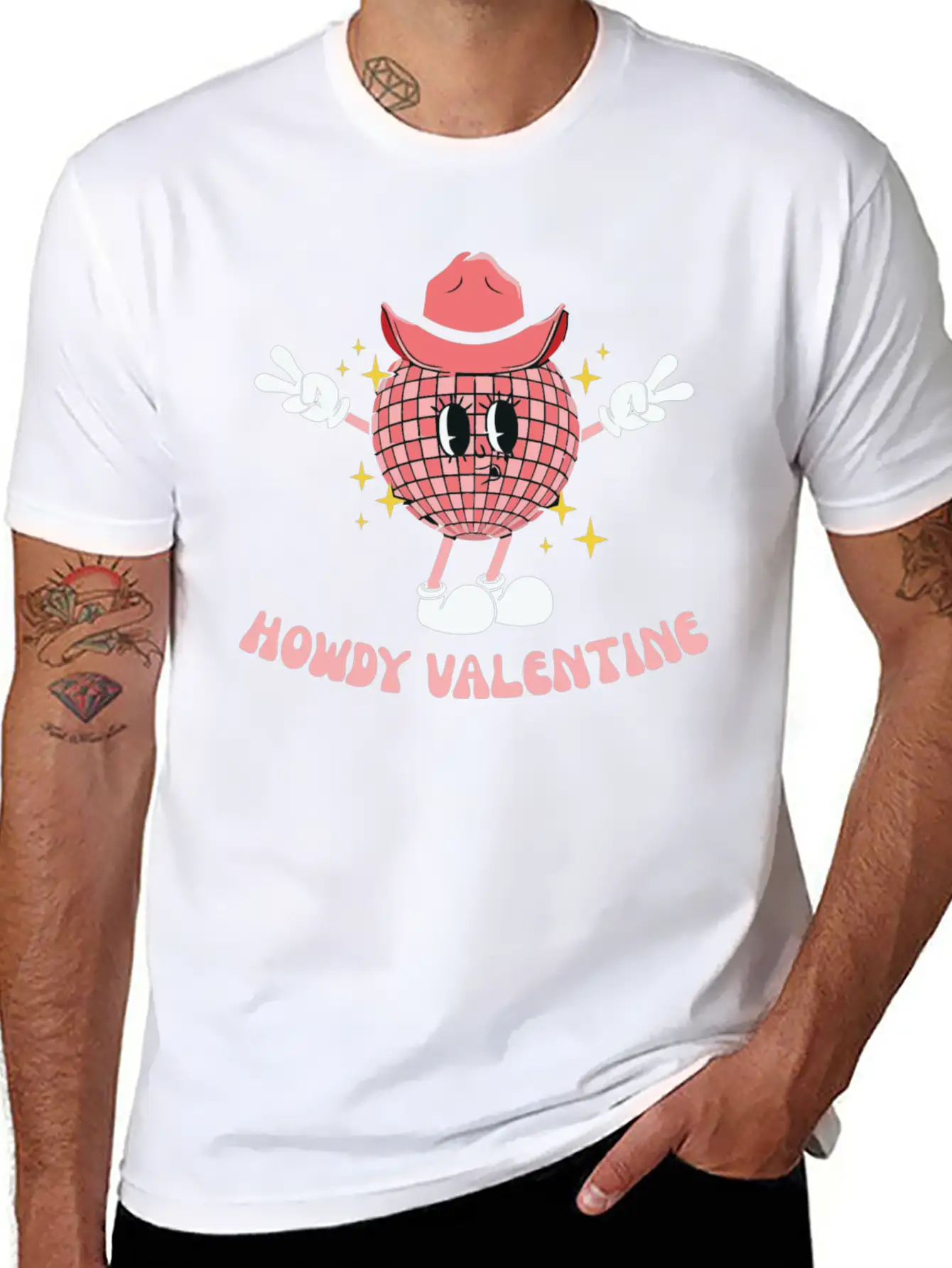 Howdy Valentine Stylish Everyday T-Shirt – Unisex Basic Cotton Tee