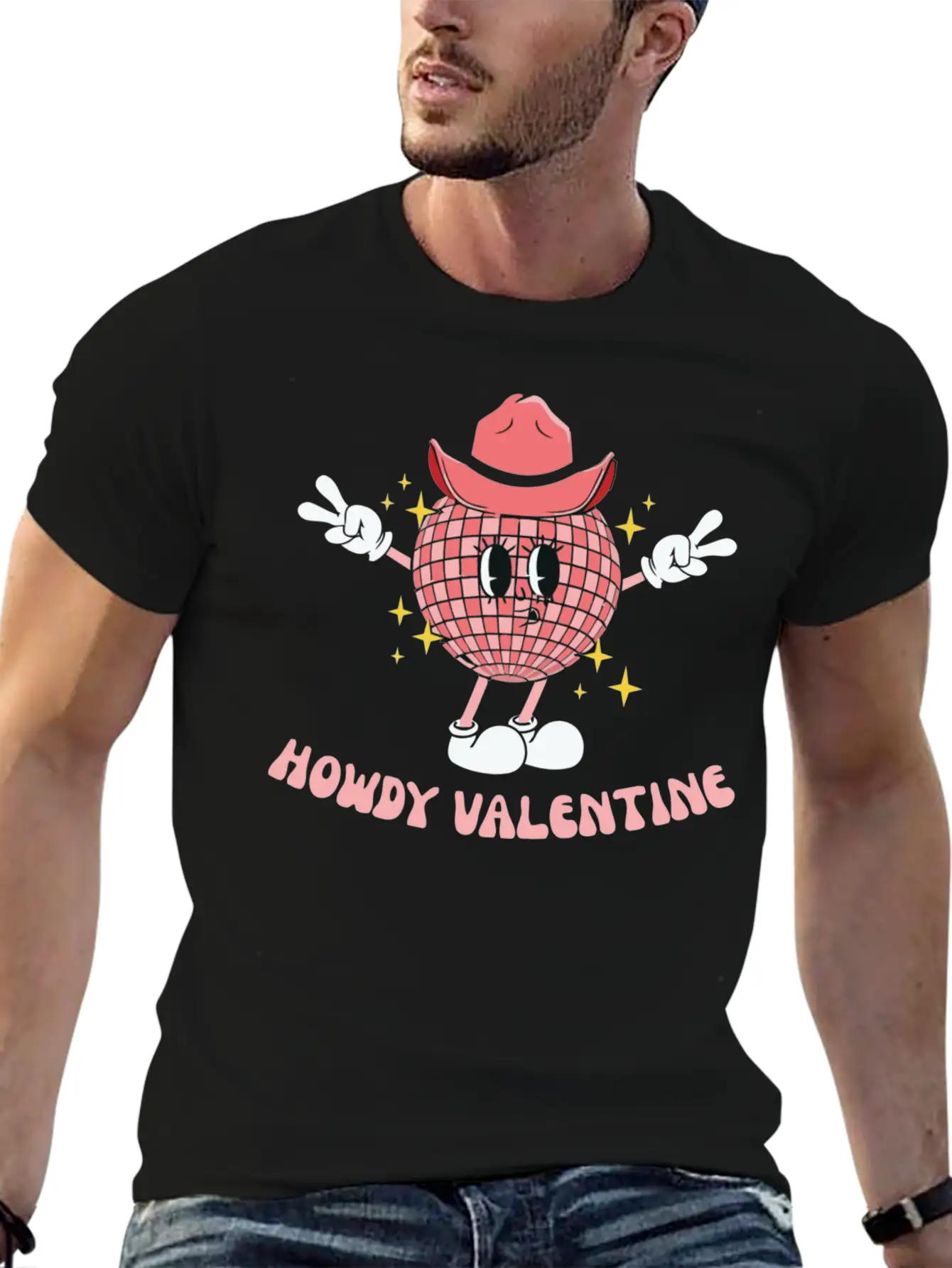 Howdy Valentine Stylish Everyday T-Shirt – Unisex Basic Cotton Tee