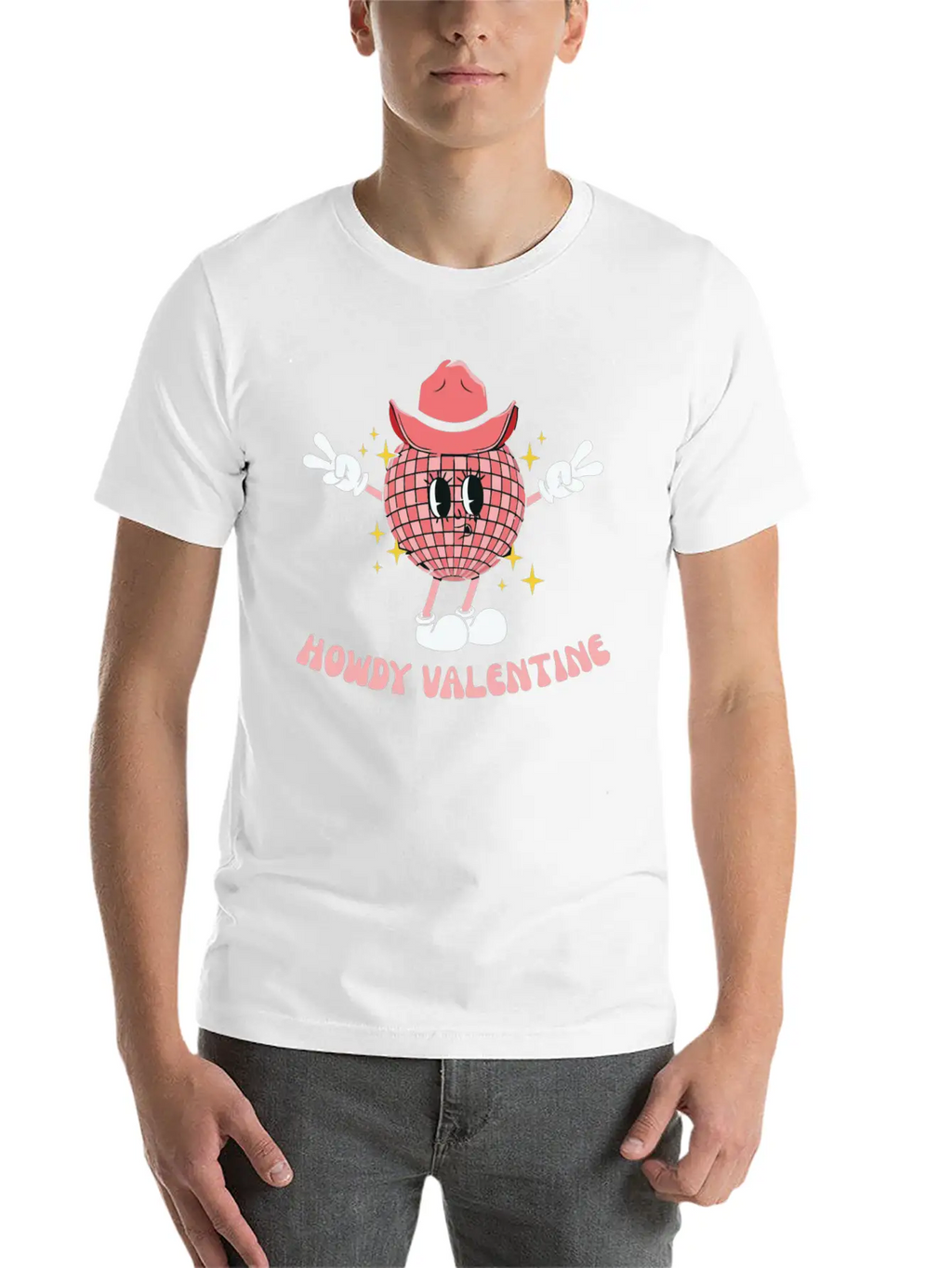 Howdy Valentine Stylish Everyday T-Shirt – Unisex Basic Cotton Tee