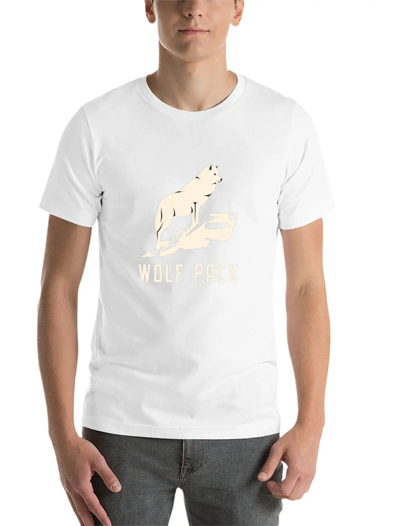 Howling Wolf Pack Lifetime Member Stylish Everyday T-Shirt – Unisex Basic Cotton Tee