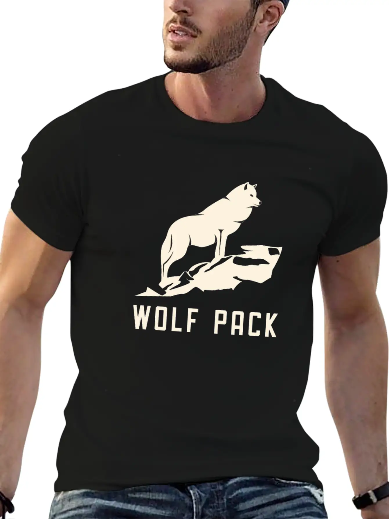 Howling Wolf Pack Lifetime Member Stylish Everyday T-Shirt – Unisex Basic Cotton Tee