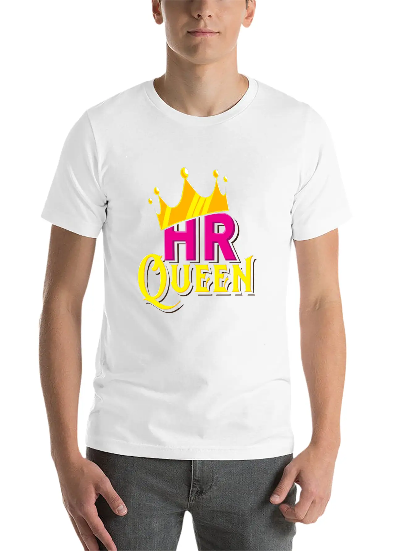 HR Queen Unisex Casual T-Shirt – Clean Design For Daily Comfort