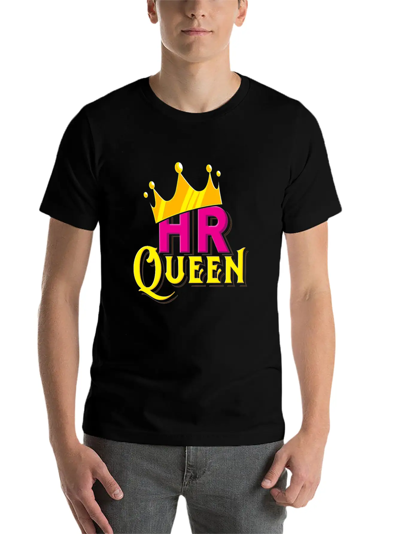 HR Queen Unisex Casual T-Shirt – Clean Design For Daily Comfort