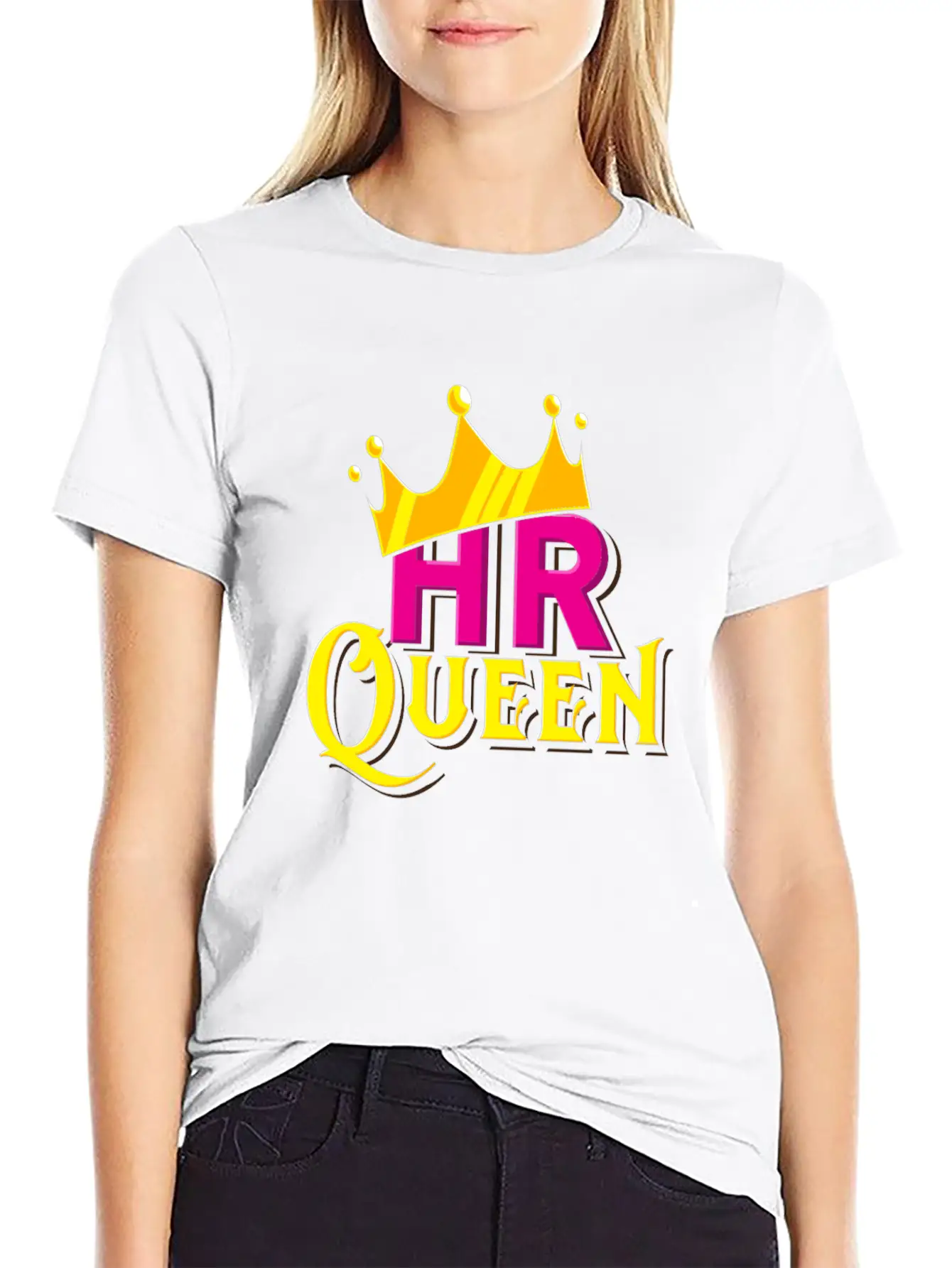 HR Queen Unisex Casual T-Shirt – Clean Design For Daily Comfort
