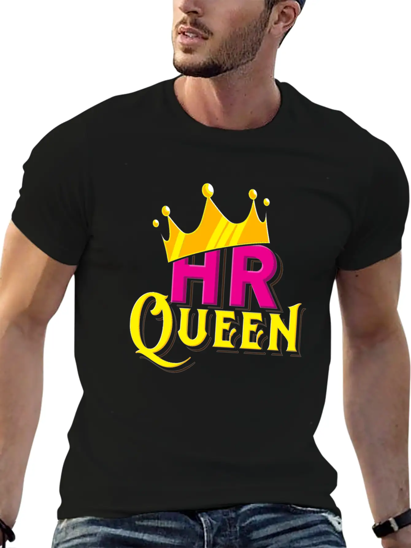 HR Queen Unisex Casual T-Shirt – Clean Design For Daily Comfort