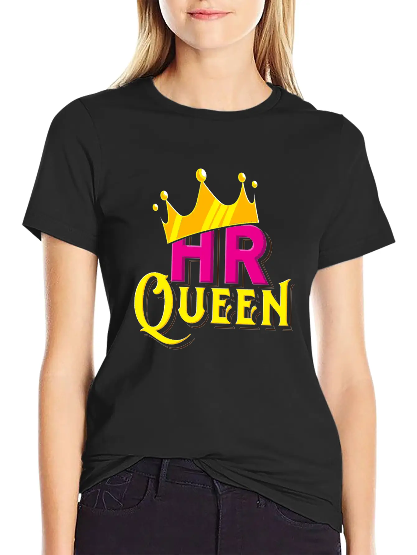 HR Queen Unisex Casual T-Shirt – Clean Design For Daily Comfort