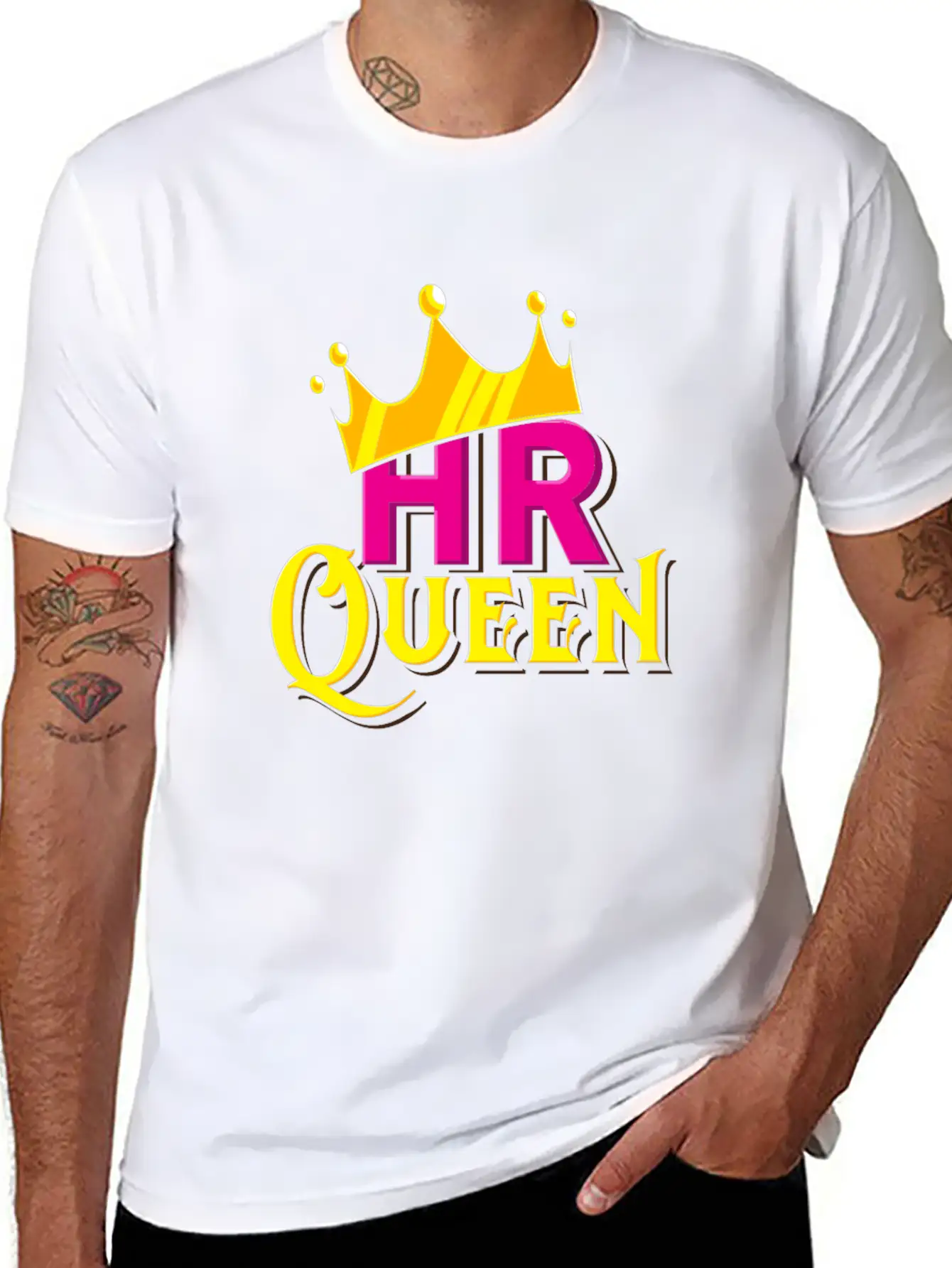 HR Queen Unisex Casual T-Shirt – Clean Design For Daily Comfort