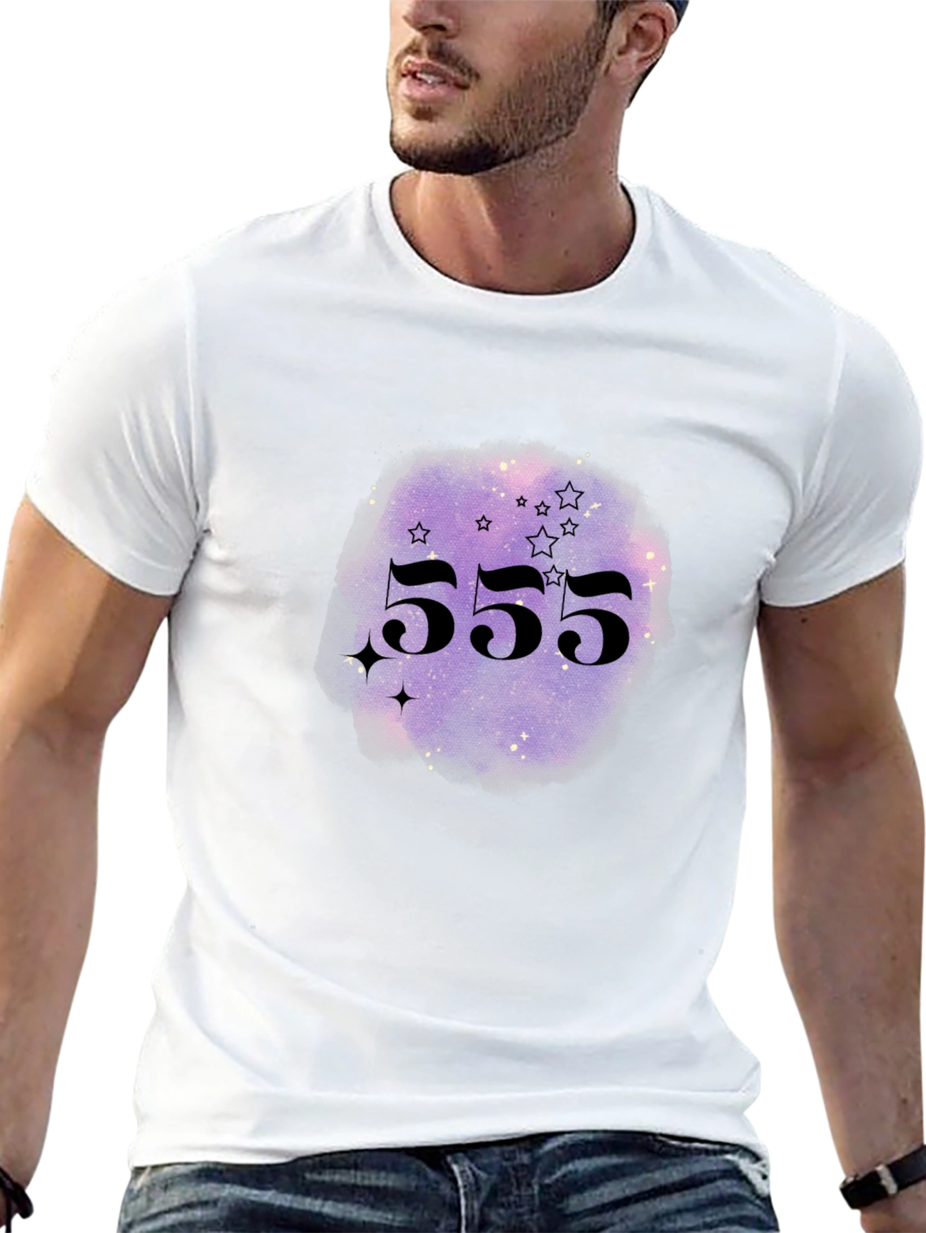 555 Angel Number Graphic Tee