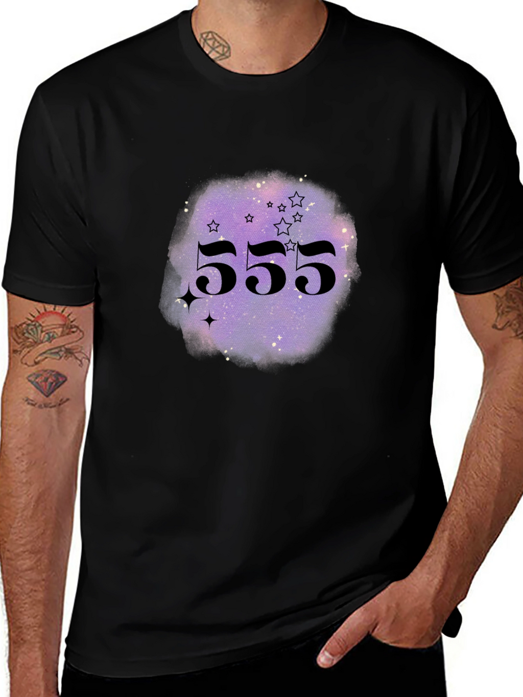 555 Angel Number Graphic Tee