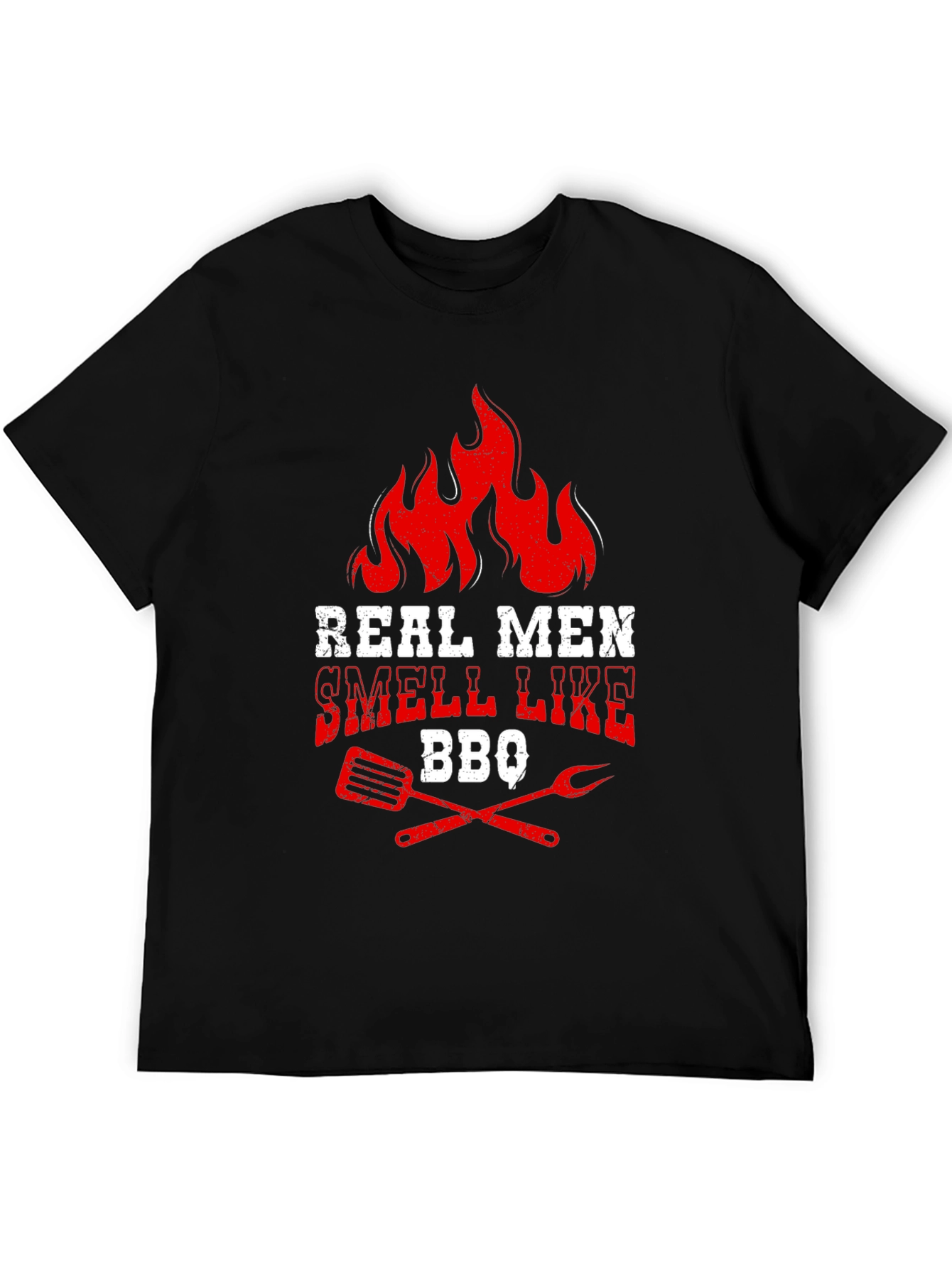 Real Men Smell Like BBQ Graphic Tee