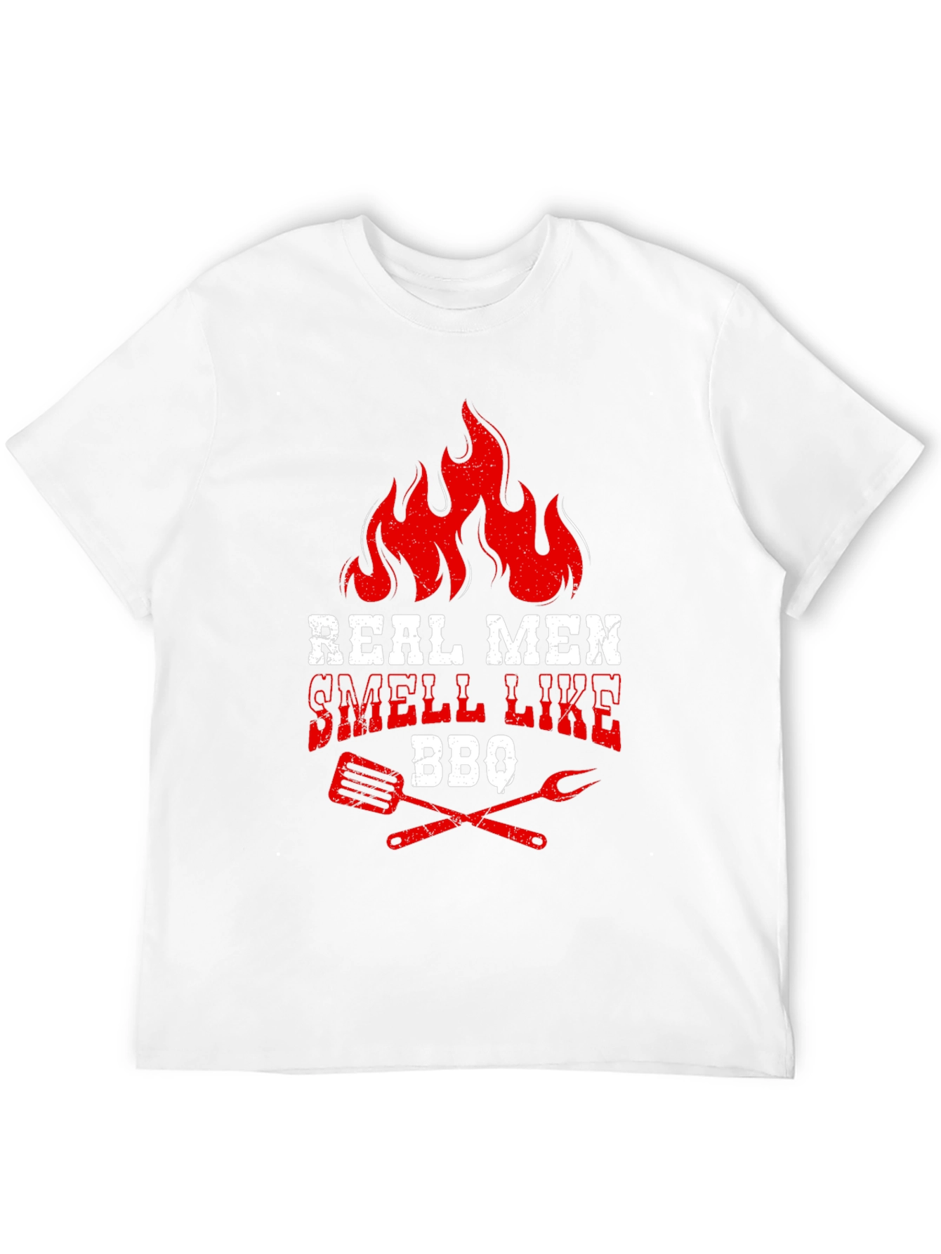 Real Men Smell Like BBQ Graphic Tee