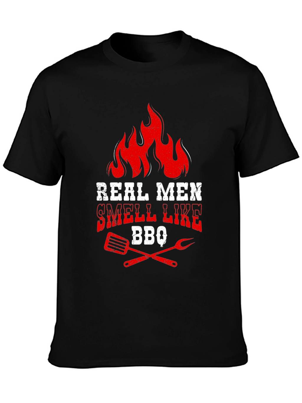 Real Men Smell Like BBQ Graphic Tee