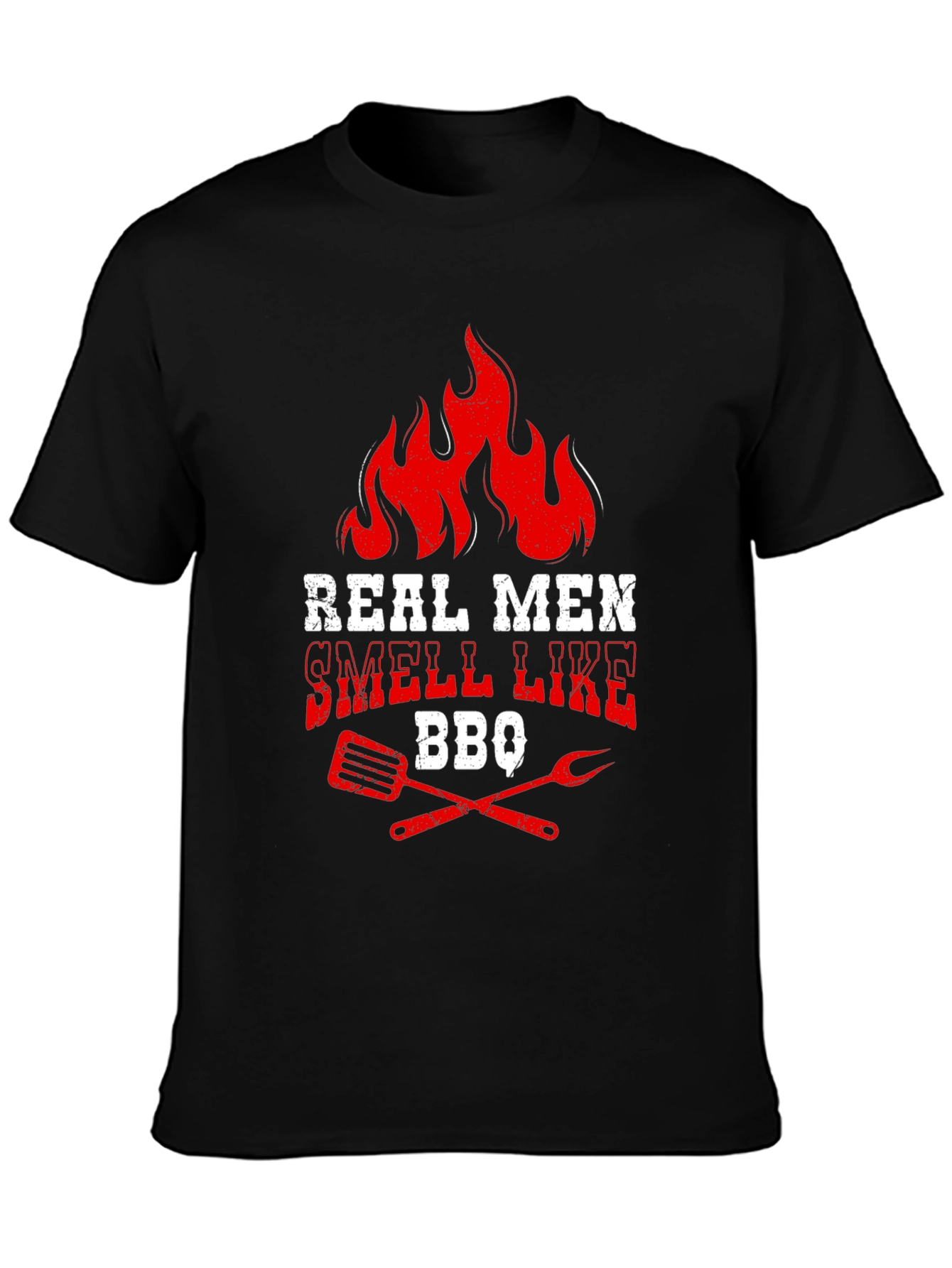 Real Men Smell Like BBQ Graphic Tee
