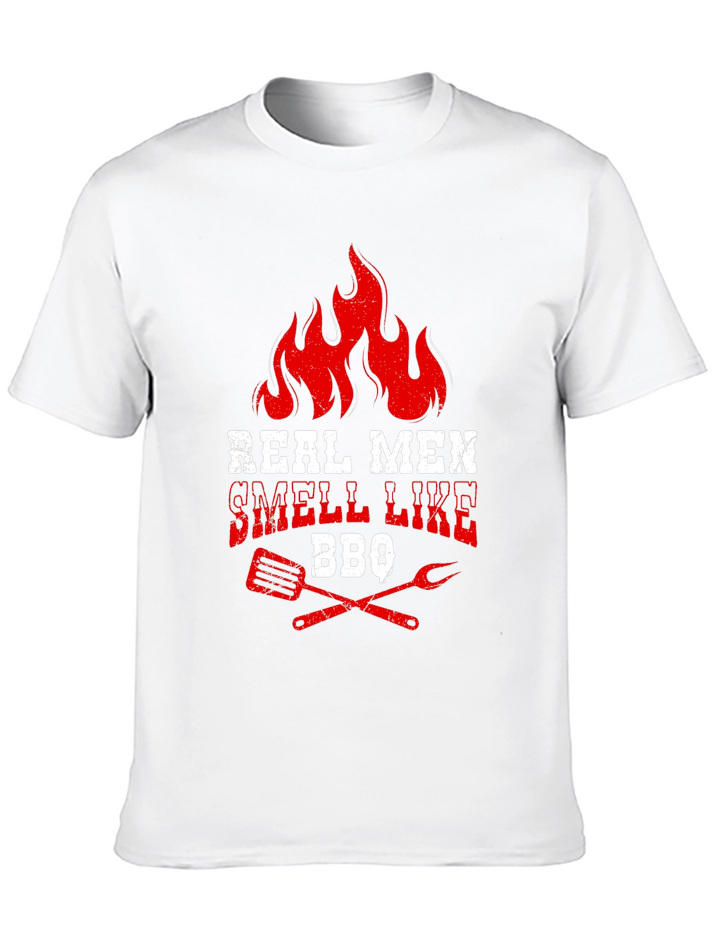 Real Men Smell Like BBQ Graphic Tee