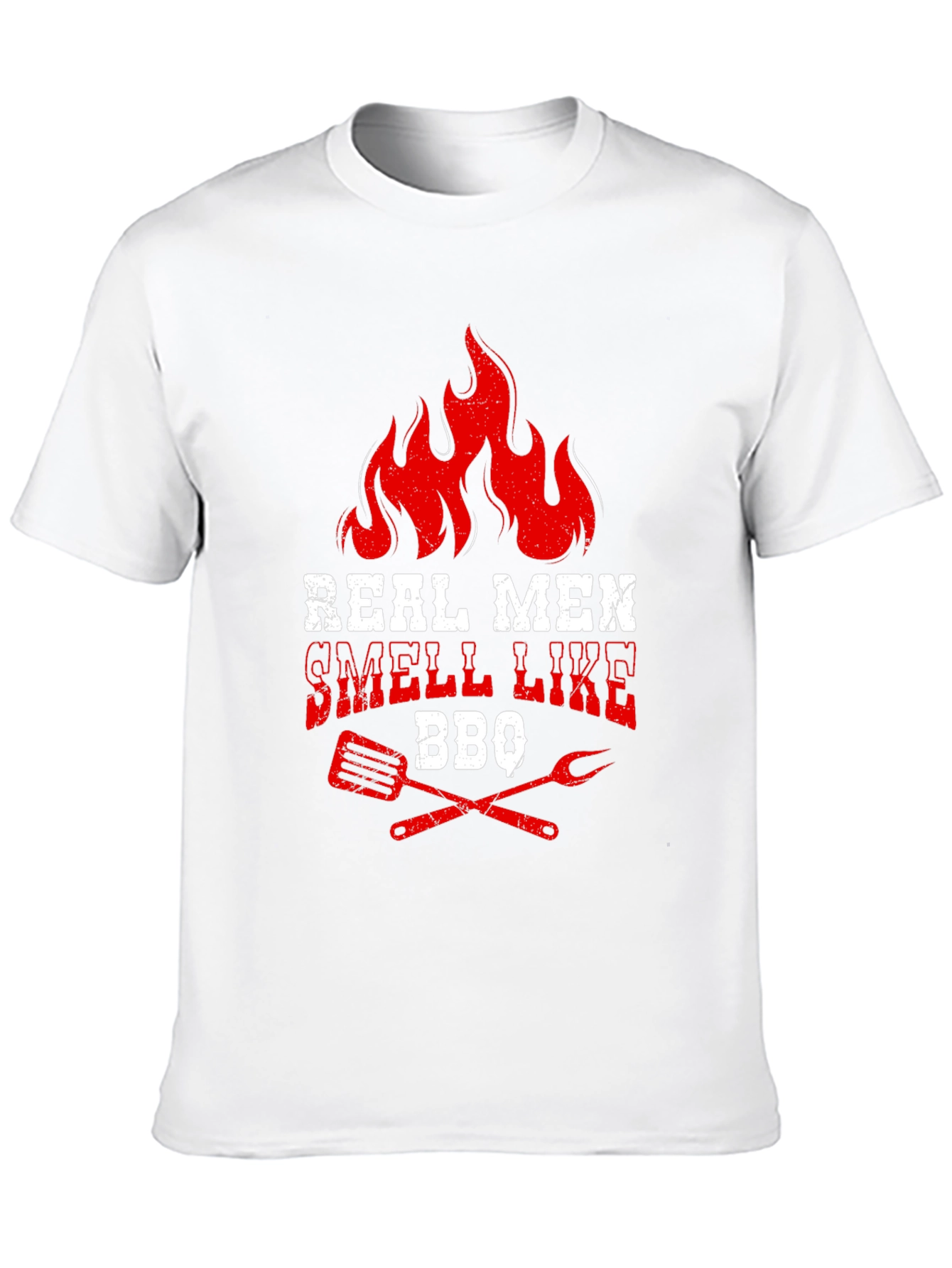 Real Men Smell Like BBQ Graphic Tee