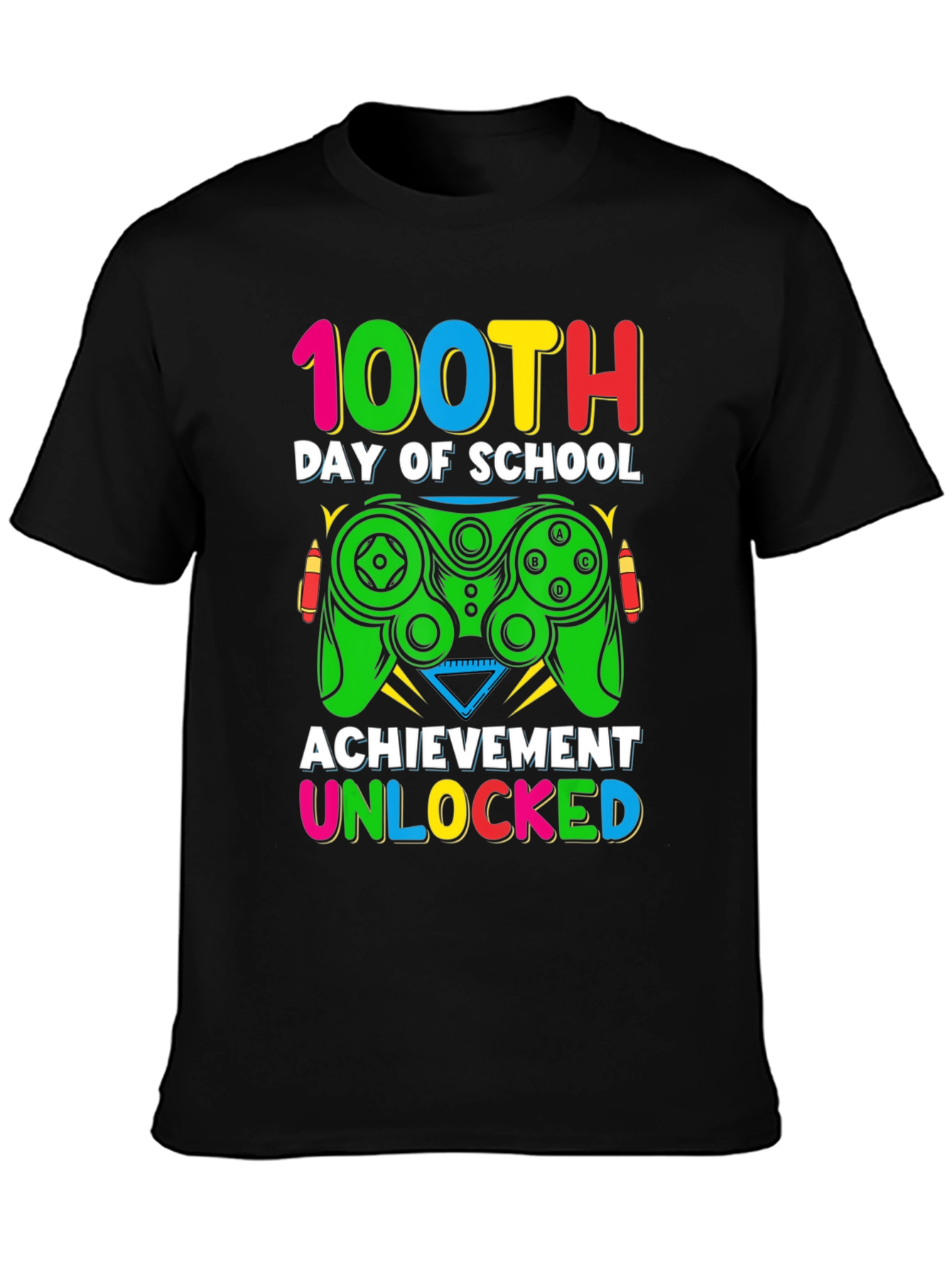 100th Day of School Gaming T-Shirt