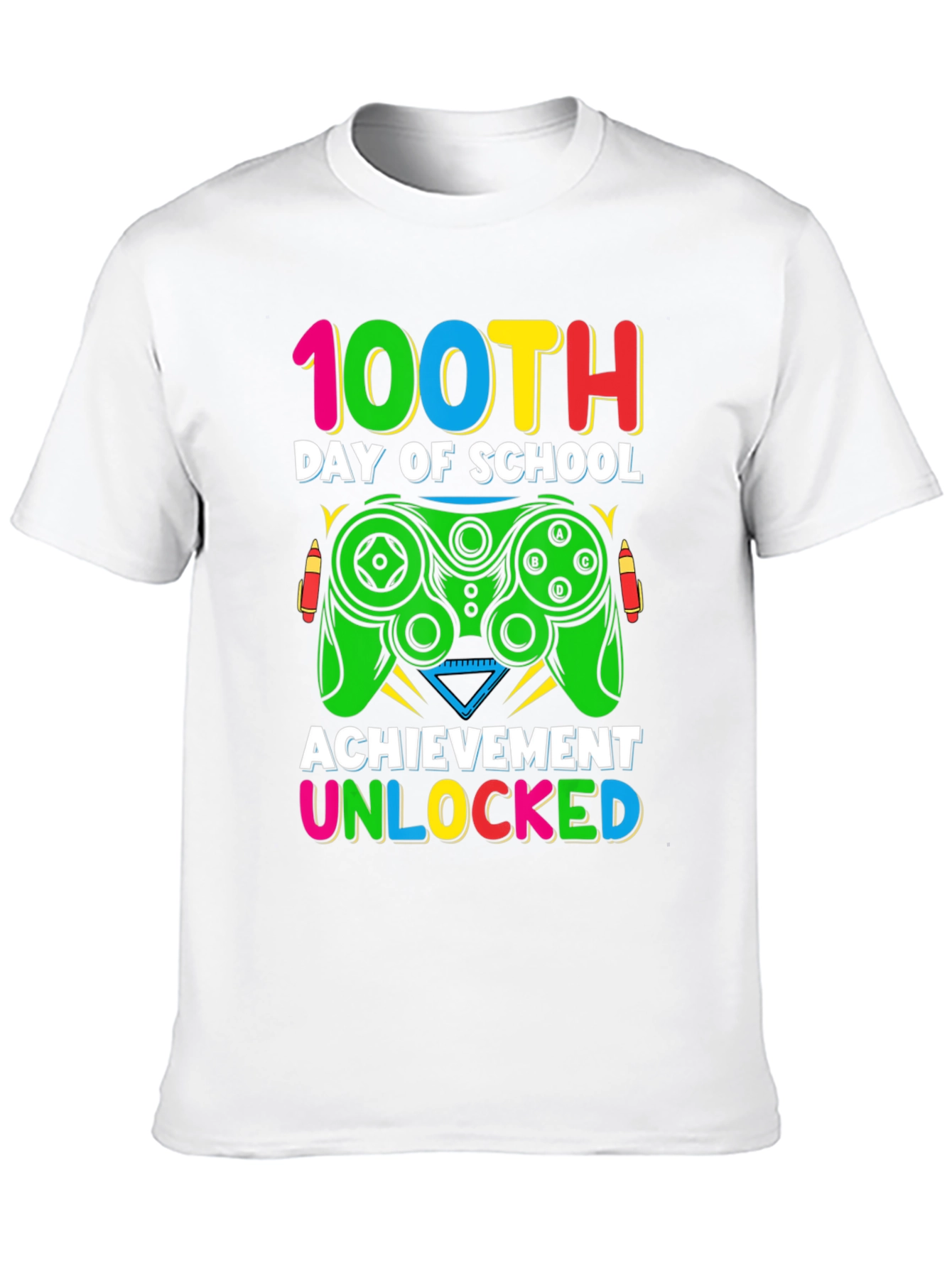 100th Day of School Gaming T-Shirt