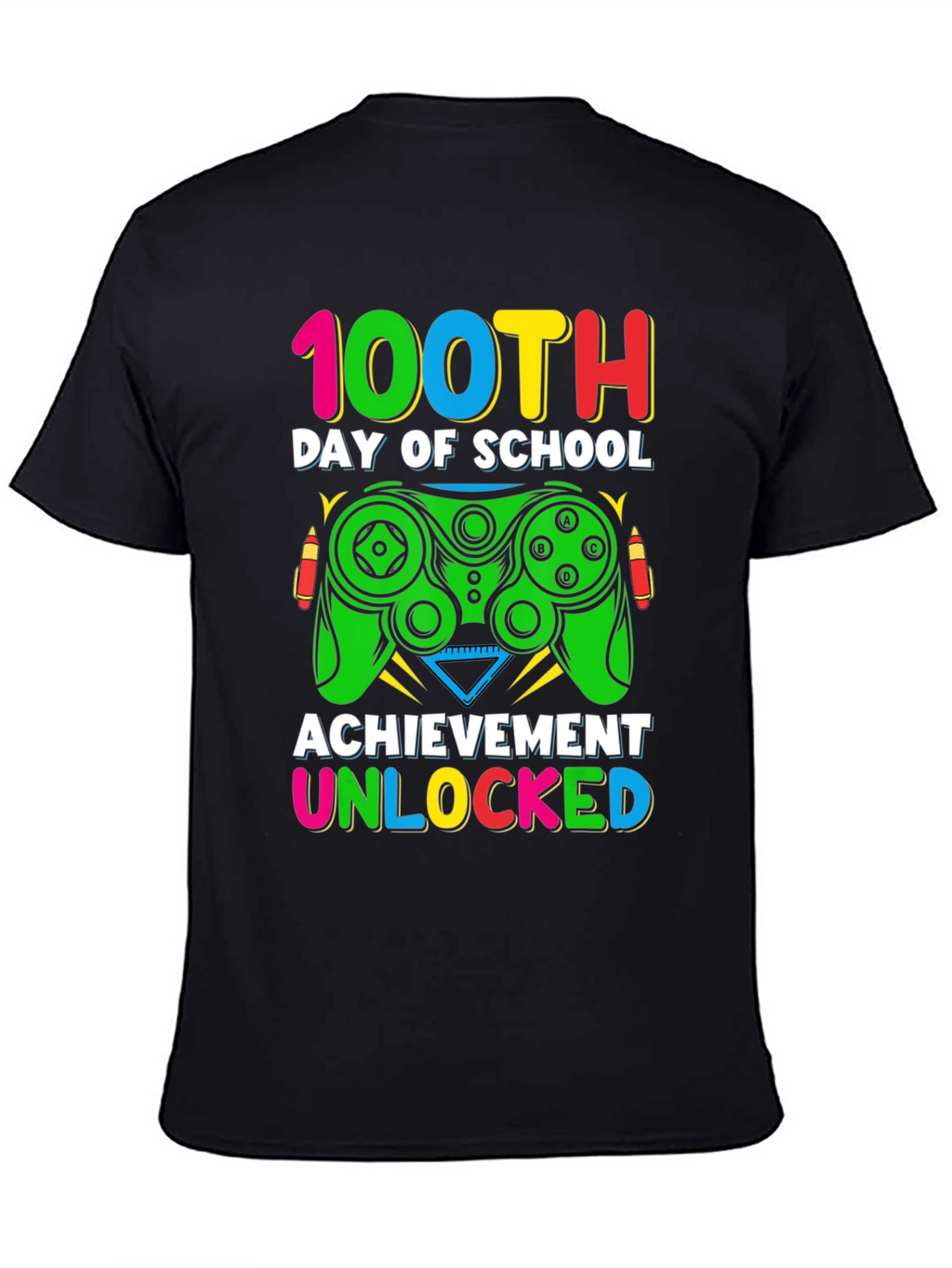 100th Day of School Gaming T-Shirt