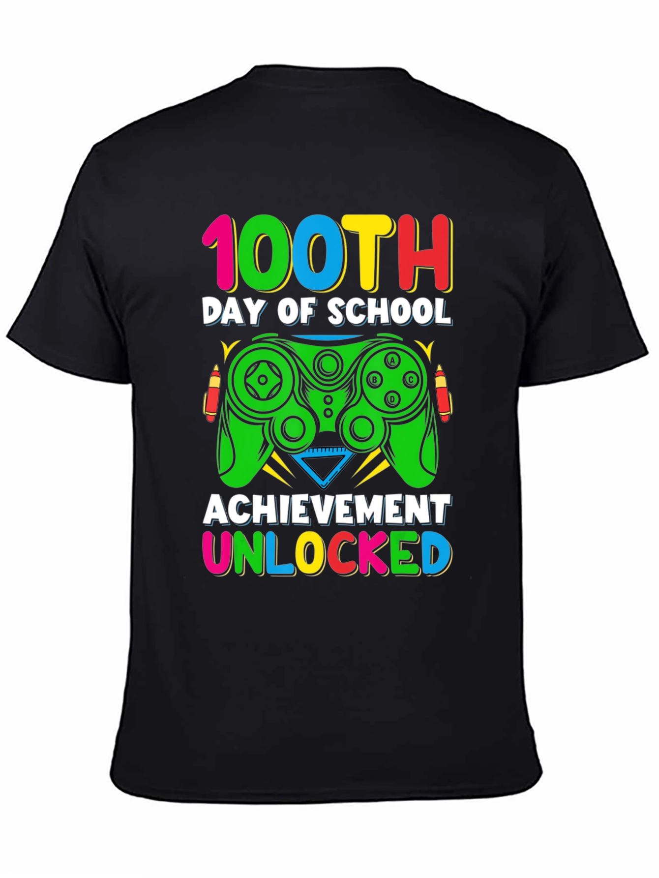 100th Day of School Gaming T-Shirt
