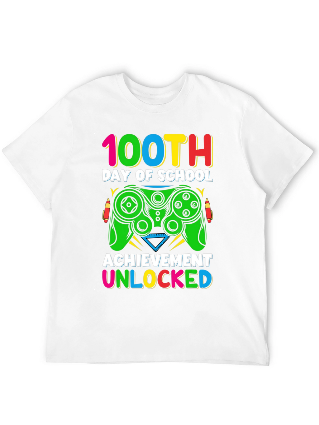 100th Day of School Gaming T-Shirt