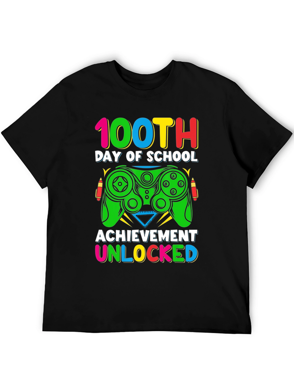 100th Day of School Gaming T-Shirt