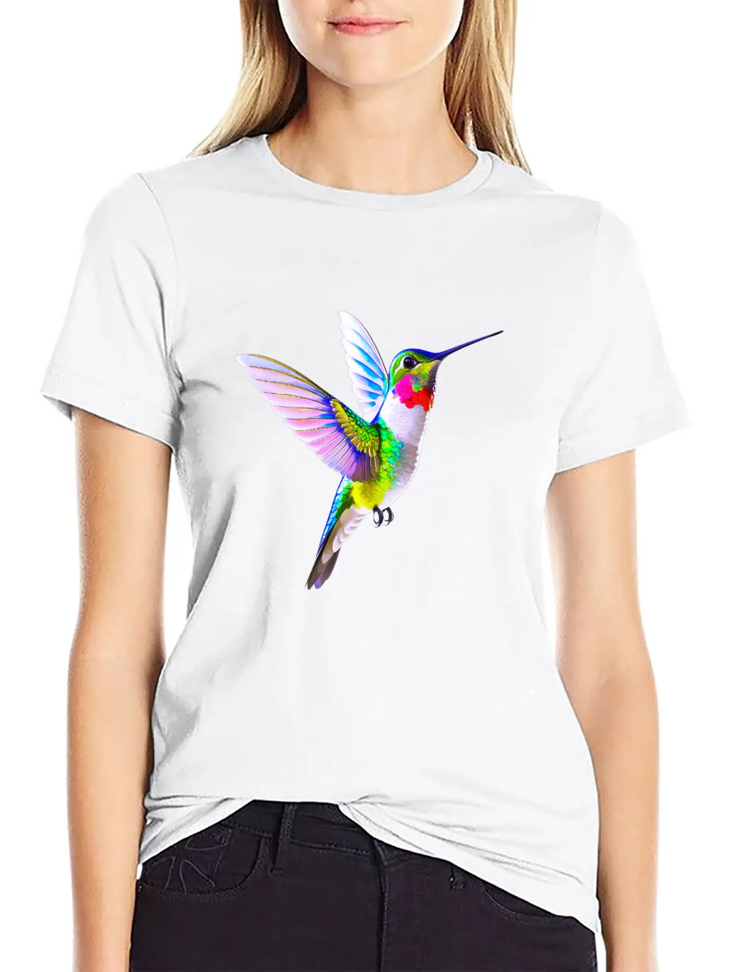 Hummingbird Unisex Casual T-Shirt – Clean Design For Daily Comfort