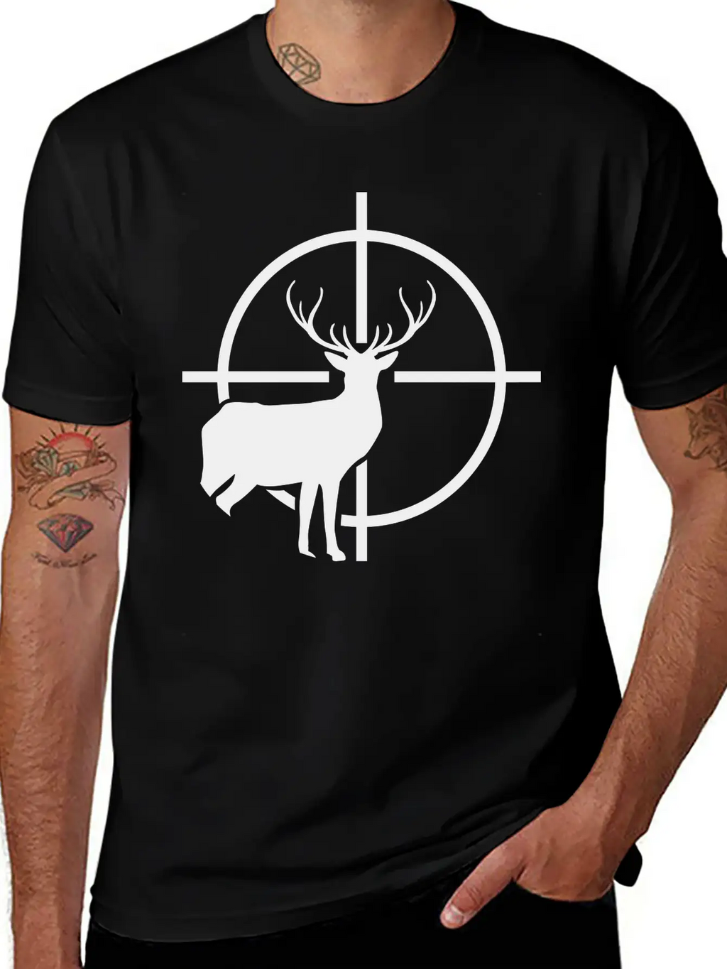 Hunter_f1 Casual Graphic T-Shirt – Simple And Comfortable Daily Wear
