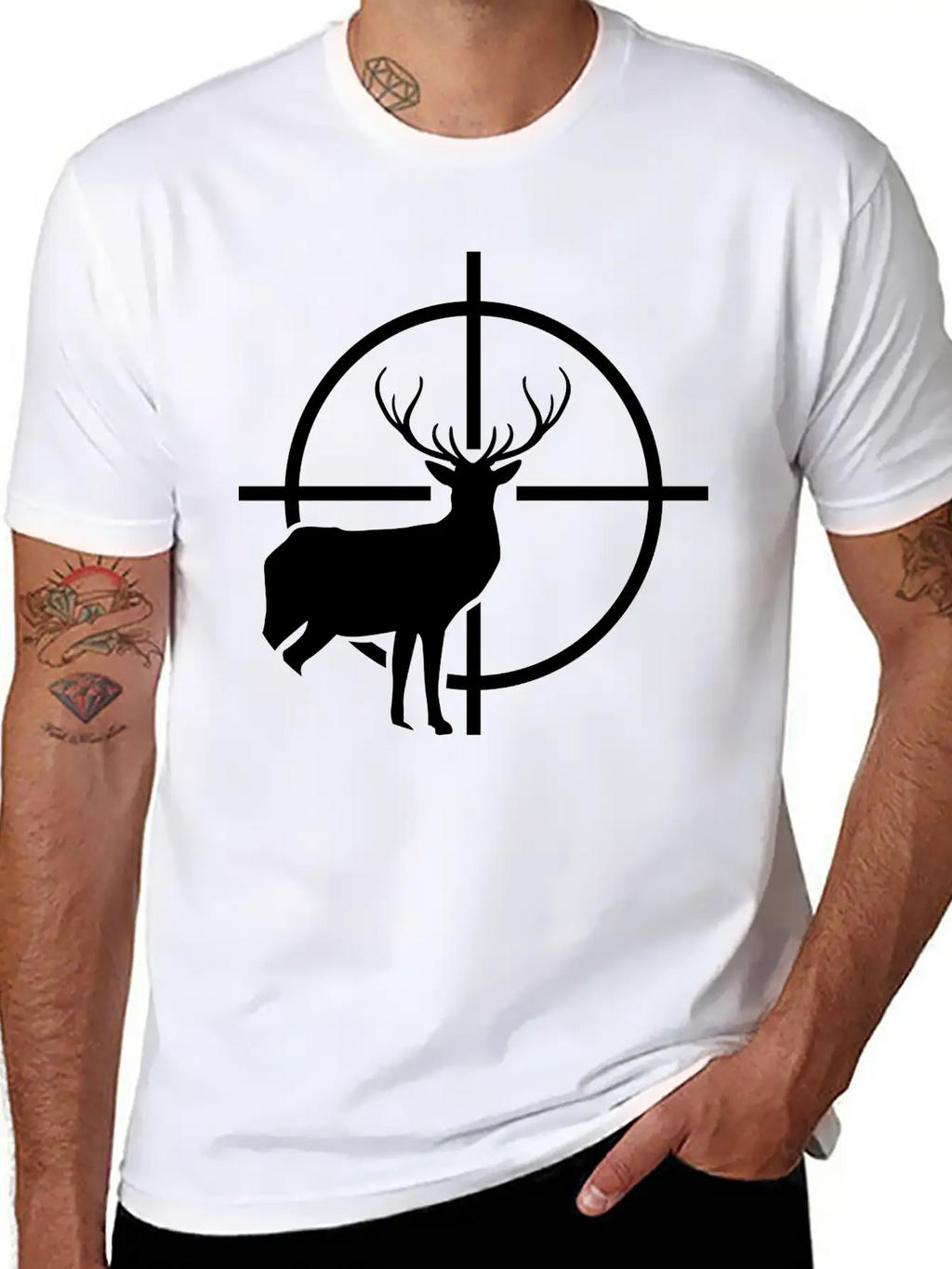 Hunter_f1 Casual Graphic T-Shirt – Simple And Comfortable Daily Wear