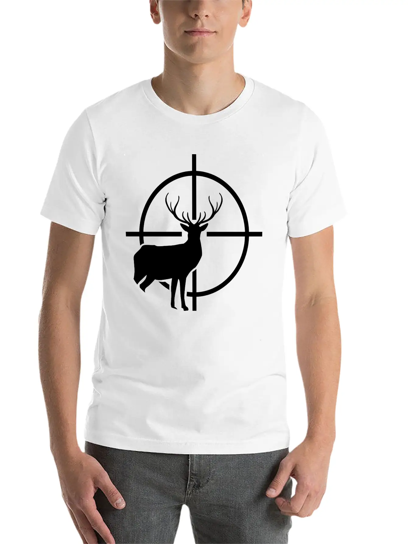 Hunter_f1 Casual Graphic T-Shirt – Simple And Comfortable Daily Wear