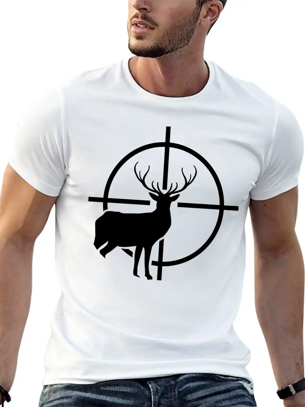 Hunter_f1 Casual Graphic T-Shirt – Simple And Comfortable Daily Wear