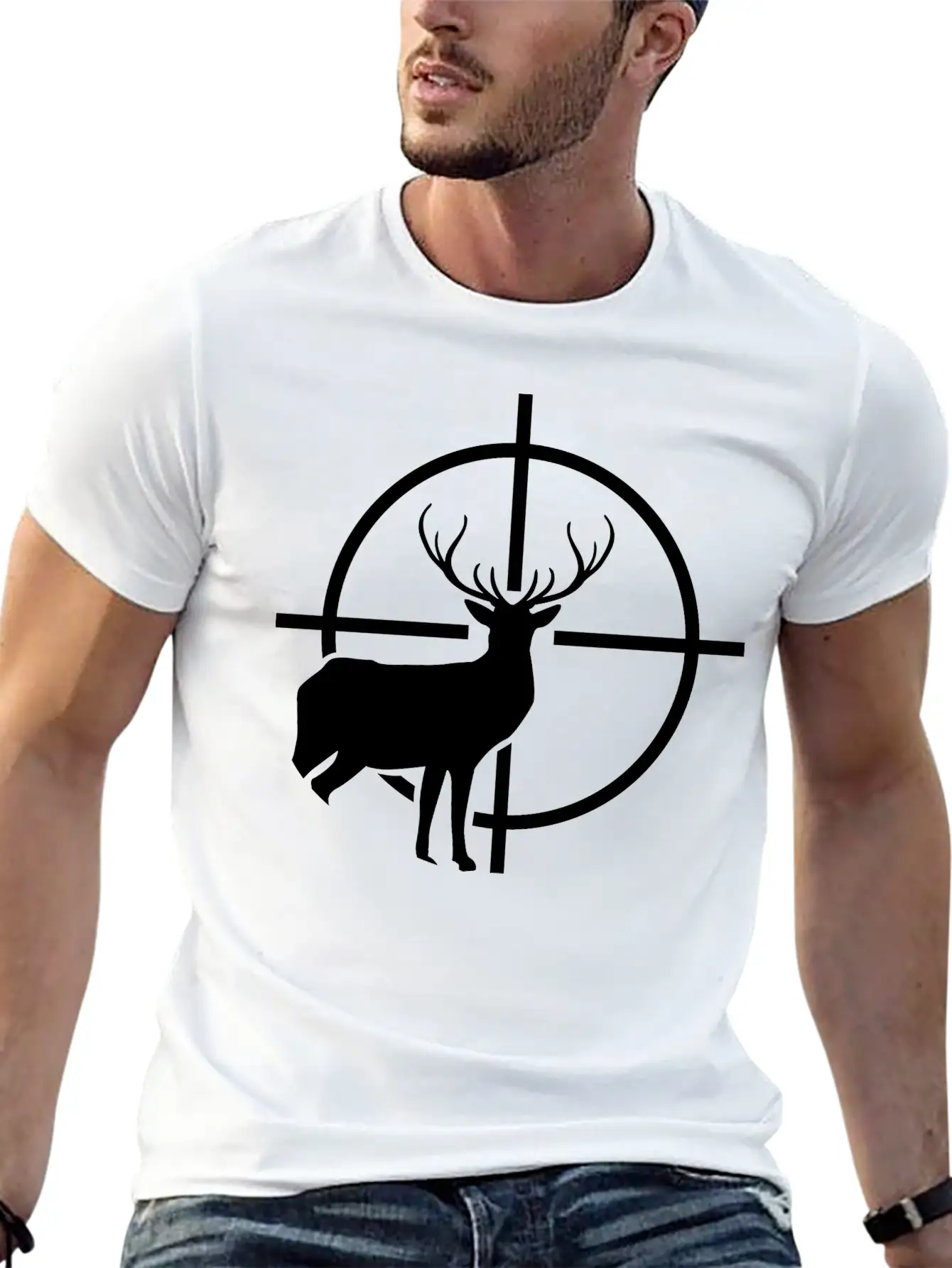 Hunter_f1 Casual Graphic T-Shirt – Simple And Comfortable Daily Wear