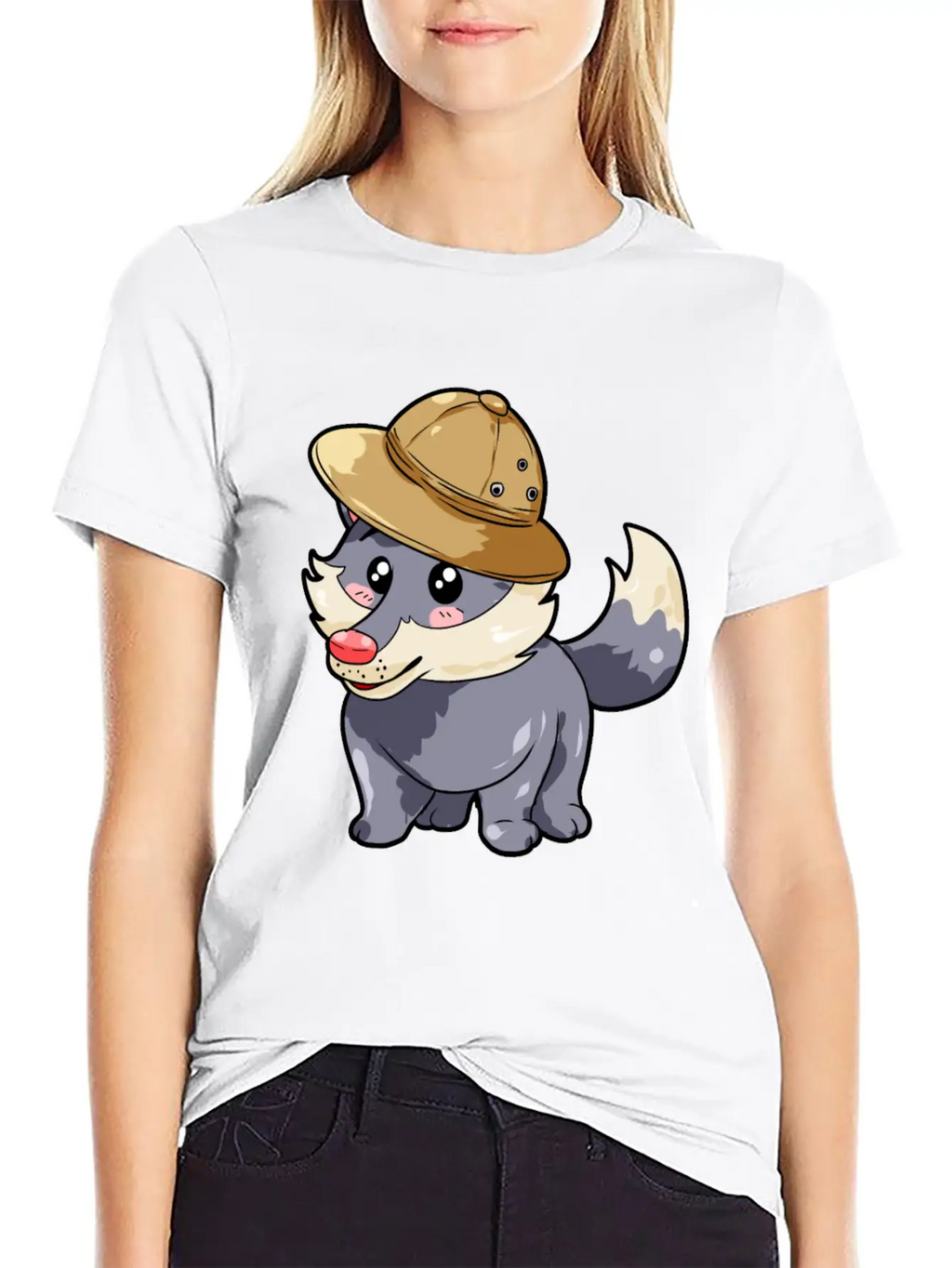 Hunter Wolf Unisex Short Sleeve Soft Cotton T-Shirt – Casual Everyday Wear