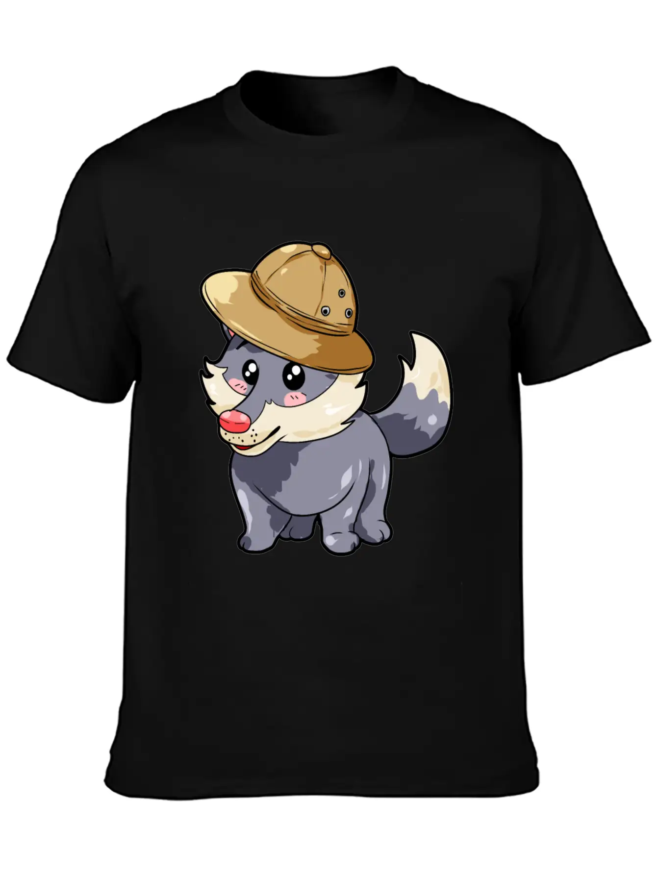 Hunter Wolf Unisex Short Sleeve Soft Cotton T-Shirt – Casual Everyday Wear