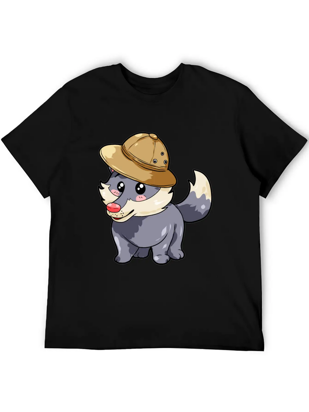 Hunter Wolf Unisex Short Sleeve Soft Cotton T-Shirt – Casual Everyday Wear