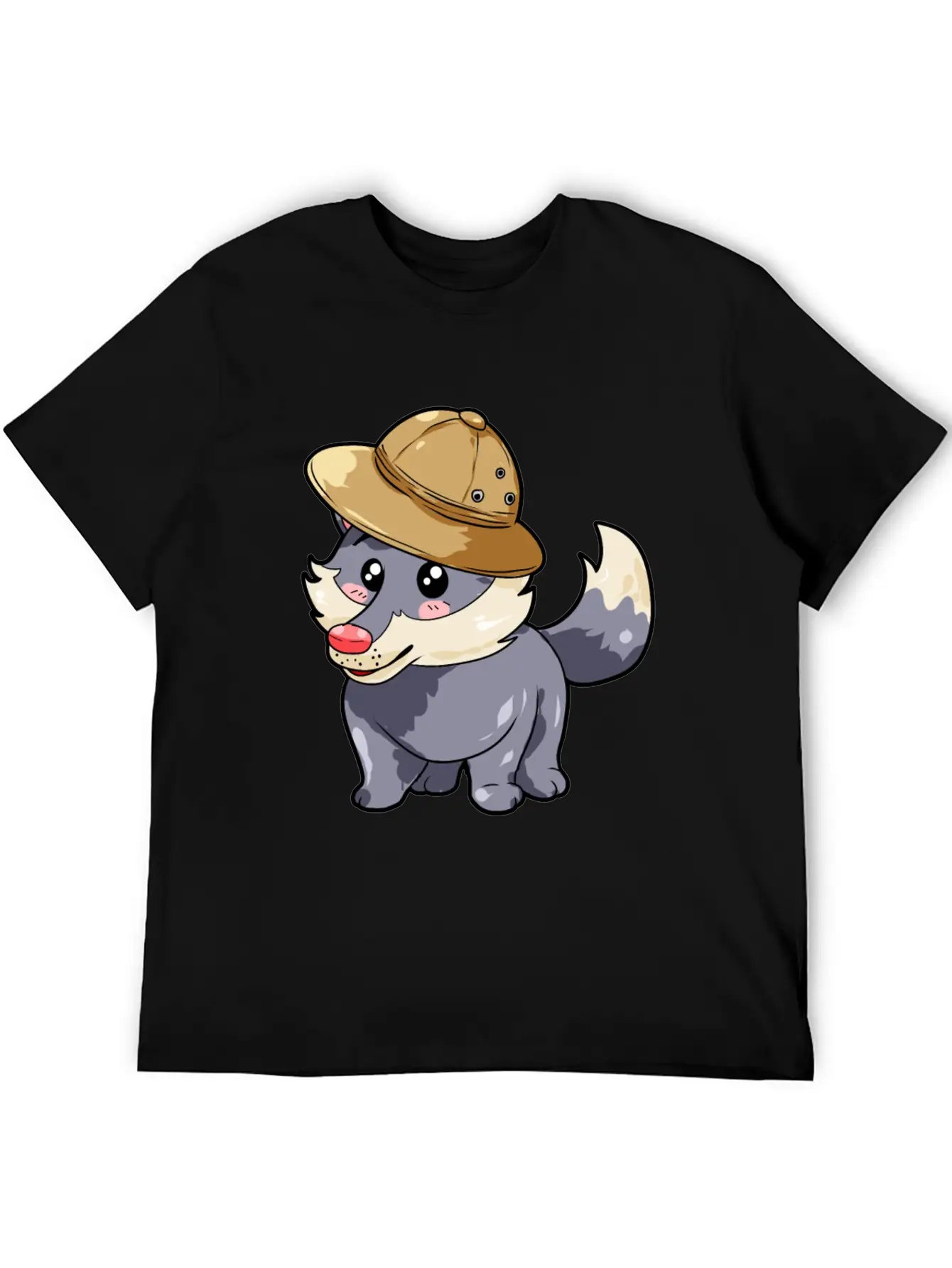 Hunter Wolf Unisex Short Sleeve Soft Cotton T-Shirt – Casual Everyday Wear