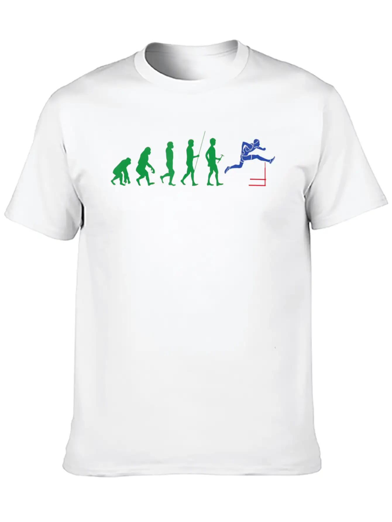 Hurdle Athlete Gift Track Runner Track And Field Stylish Everyday T-Shirt – Unisex Basic Cotton Tee
