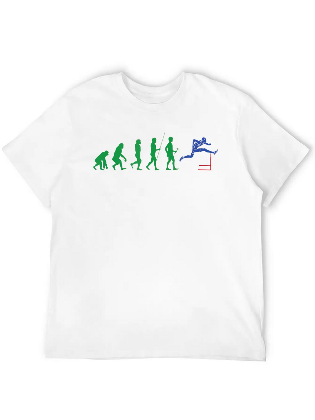Hurdle Athlete Gift Track Runner Track And Field Stylish Everyday T-Shirt – Unisex Basic Cotton Tee