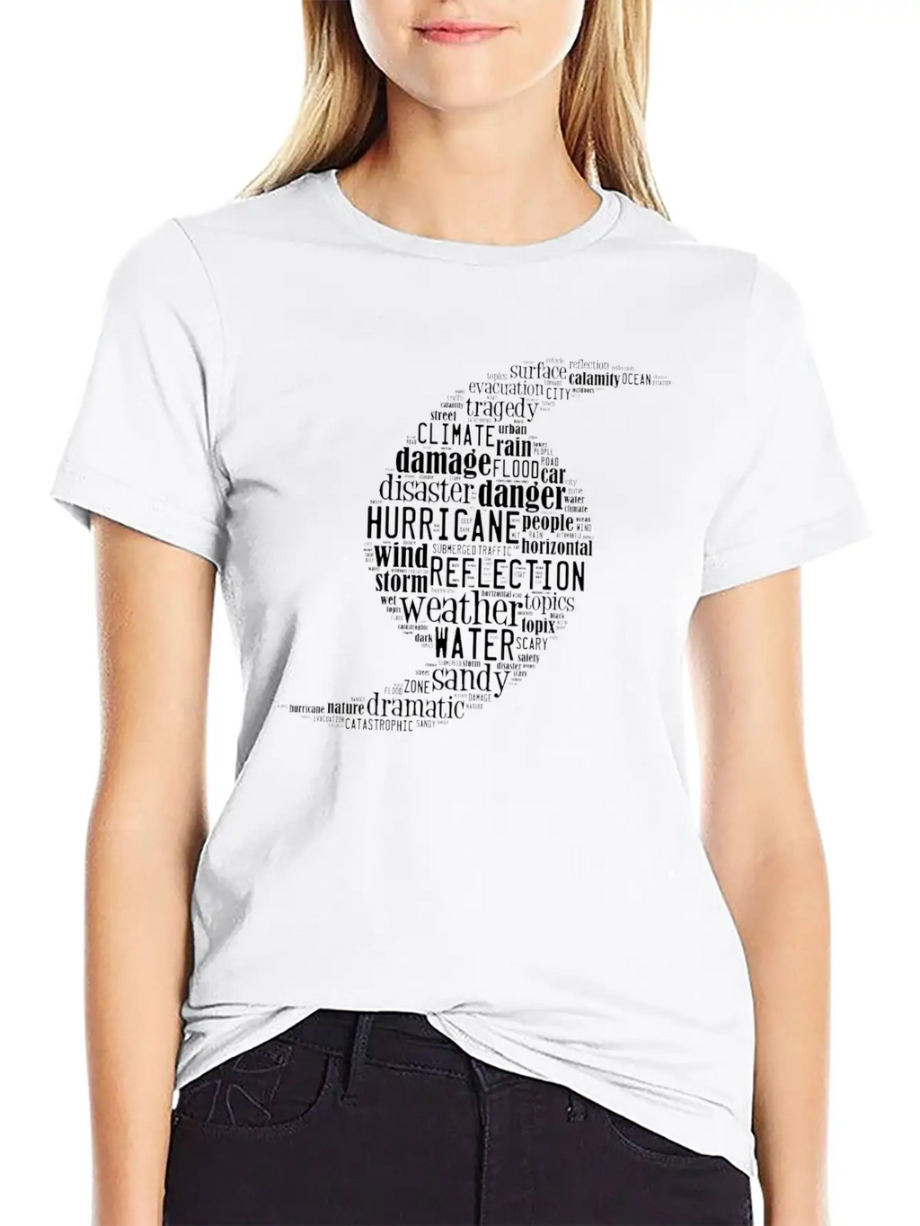 Hurricane Unisex Casual T-Shirt – Clean Design For Daily Comfort